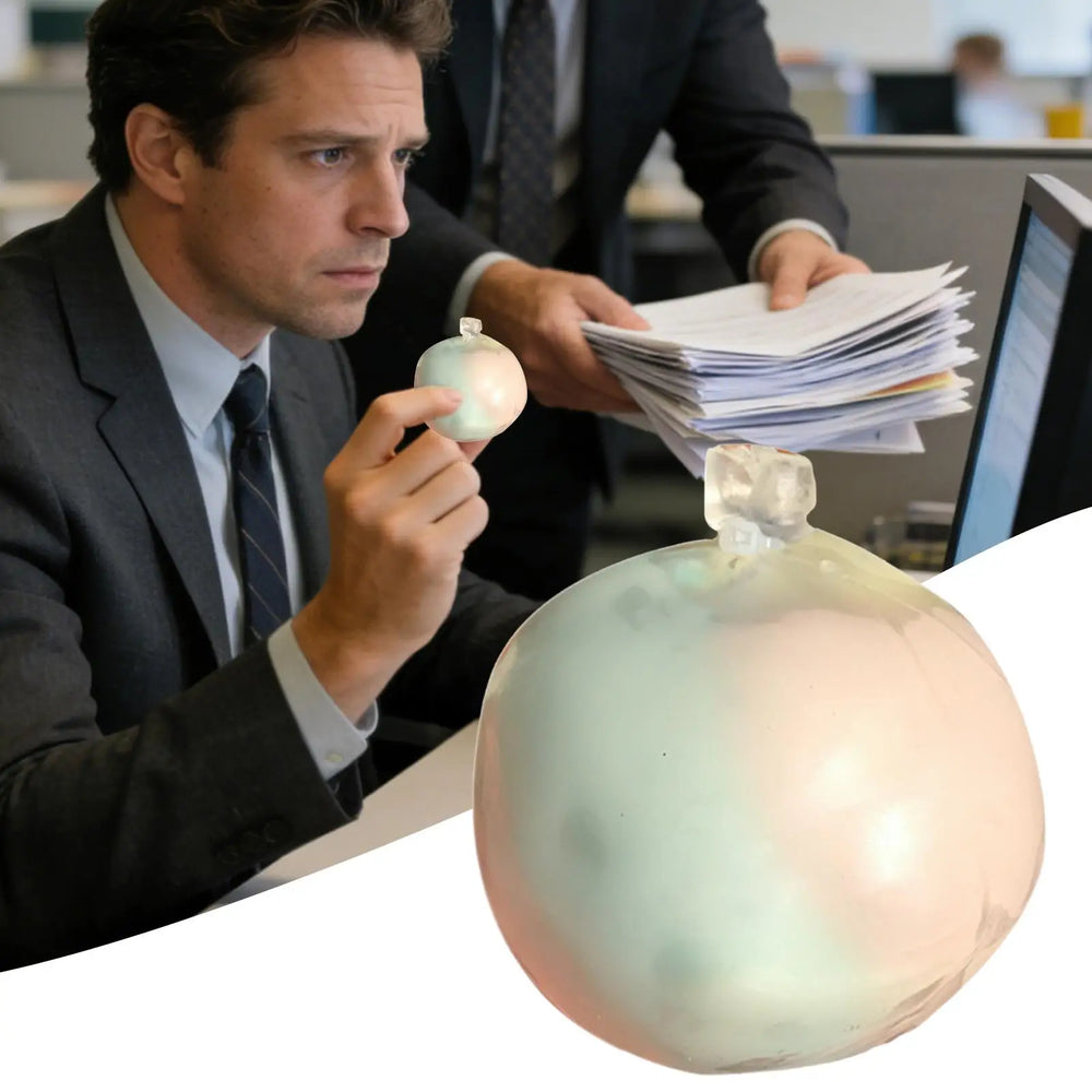 Slow Rebound Stress Ball | Crisp Sound Effect Fidget Toy for Office and School close-up view