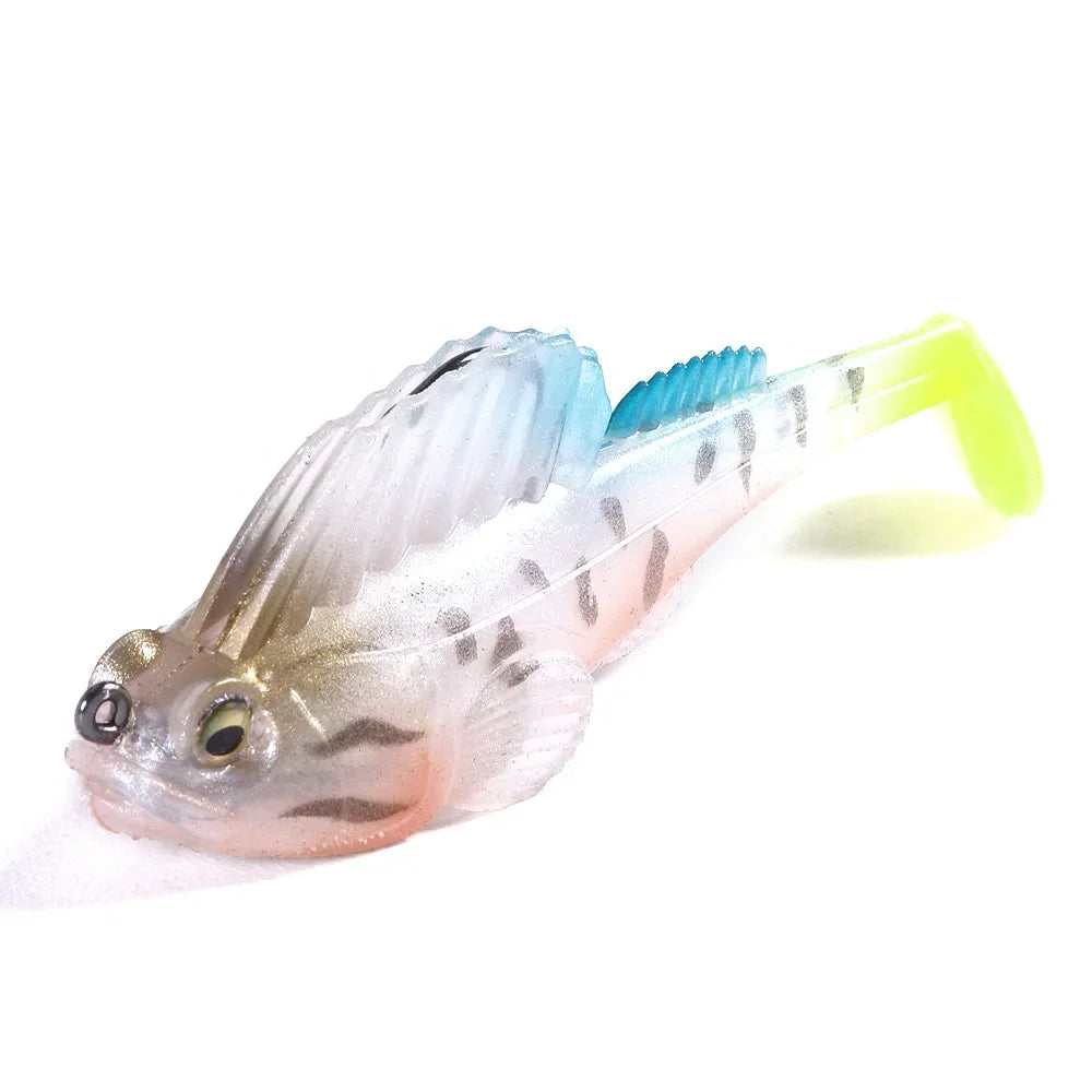 1pcs Silicone Dark Sleeper Wobbler Fishing Lure 7g 14g 20g Sinking Soft Lure Jig hook Sw detail view