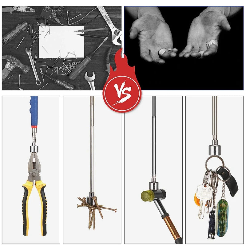 Mini Portable Telescopic Magnet Pen | Extendable Pick Up Tool for Nuts and Bolts lifestyle view
