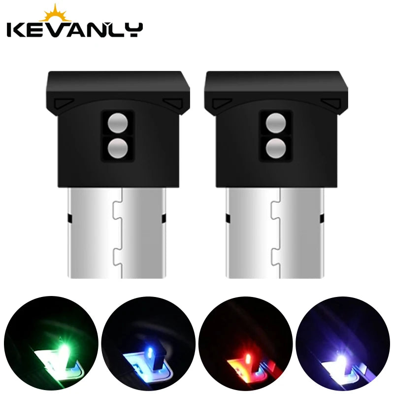 Mini USB LED Night Light | Car Interior Atmosphere Lamp with Eye Protection