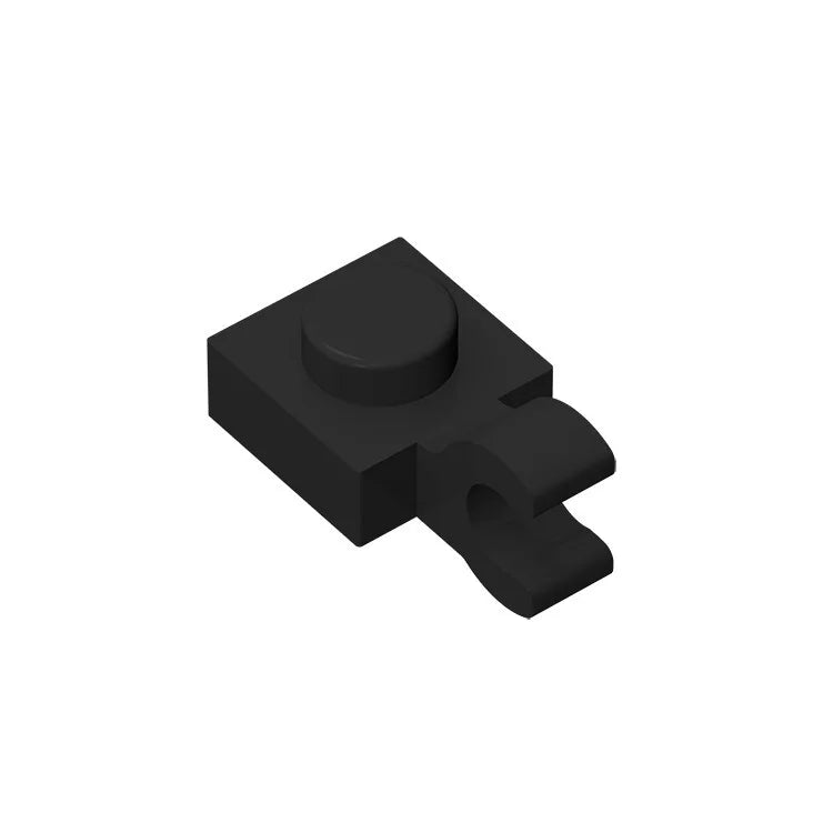 PLATE 1X1 W/HOLDER VERTICAL Building Block | Compatible with Lego 6019 61252 alternate view