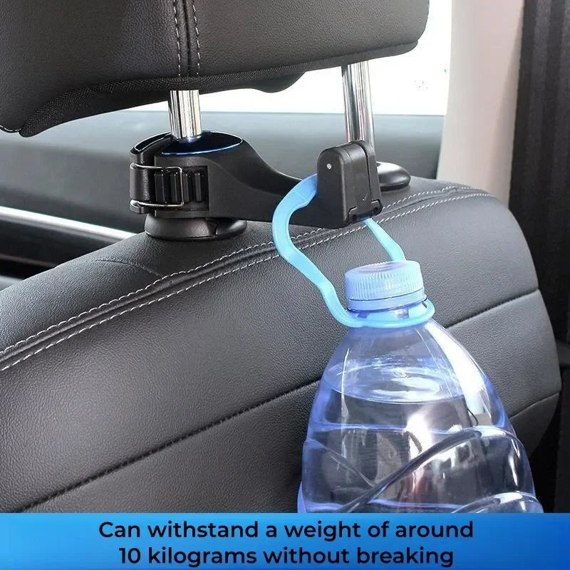 2-in-1 Multi-functional Car Headrest Phone Holder Hidden Rear Seat Lock Type Mobile Phon detail view