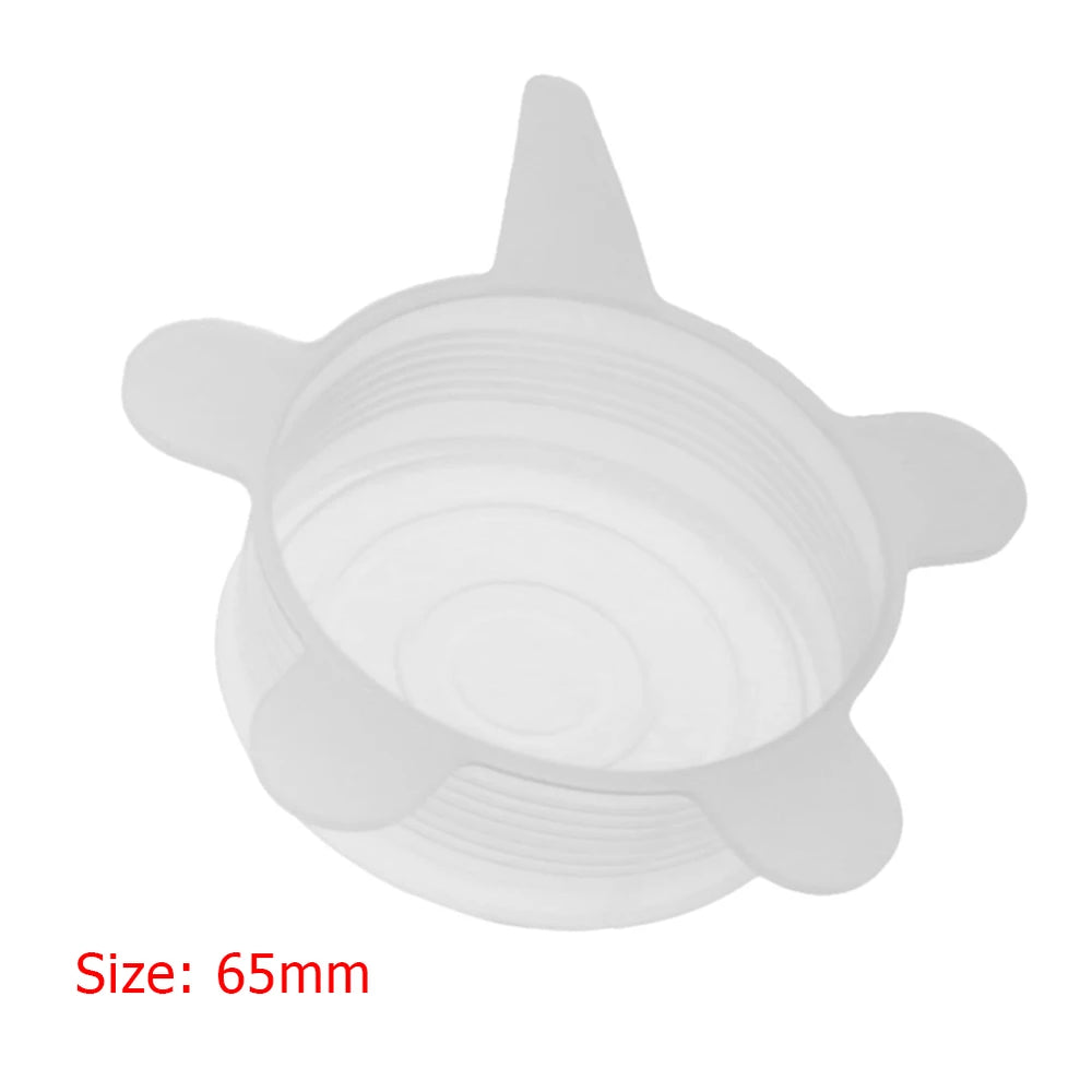 5-1Pcs Silicone Can Covers Reusable Small Silicone Stretch Lids Silicone Jar Lids Food S detail view