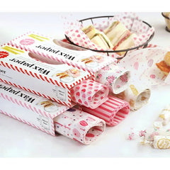 50Pcs Food Grade Wax Paper Wrap | Non-Stick Greaseproof Kitchen Paper for Sandwiches alternate view