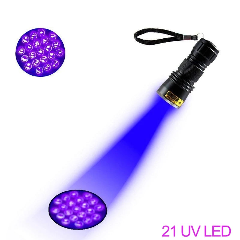 UV Flashlight 395nm | Black Light Detector for Pet Urine and Stains detail view