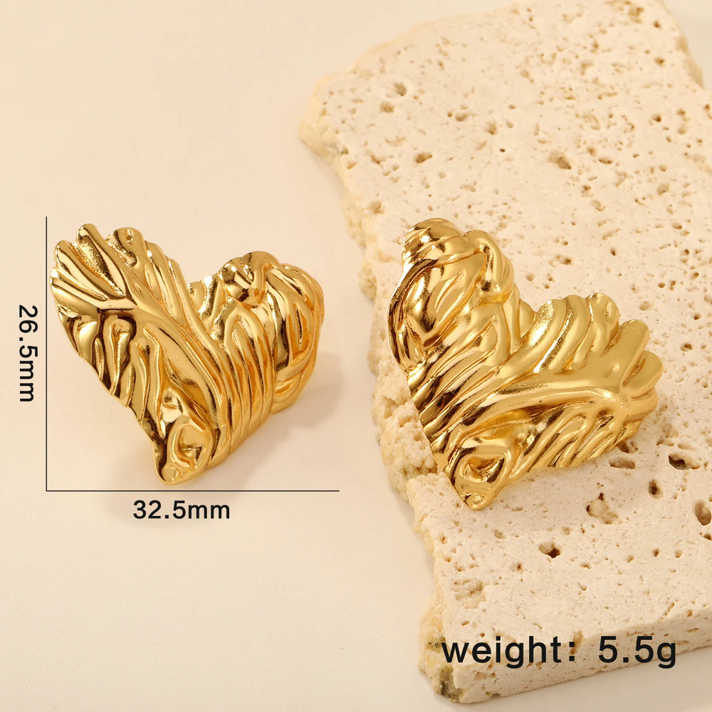 LUXUKISSKIDS Fairy Flower Earrings Stud | Gold-Plated Stainless Steel Piercing Jewelr alternate view