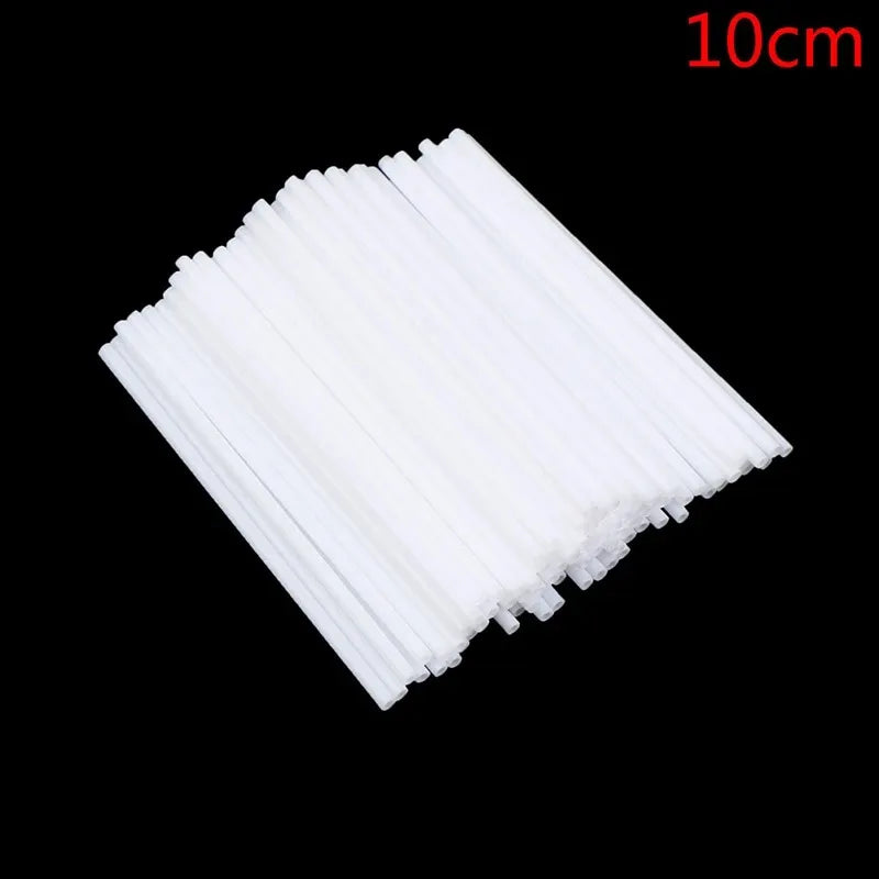 50/100Pcs Chocolate White Acrylic Lollipop Stick Great Reusable Candy Dessert Bakeware K detail view