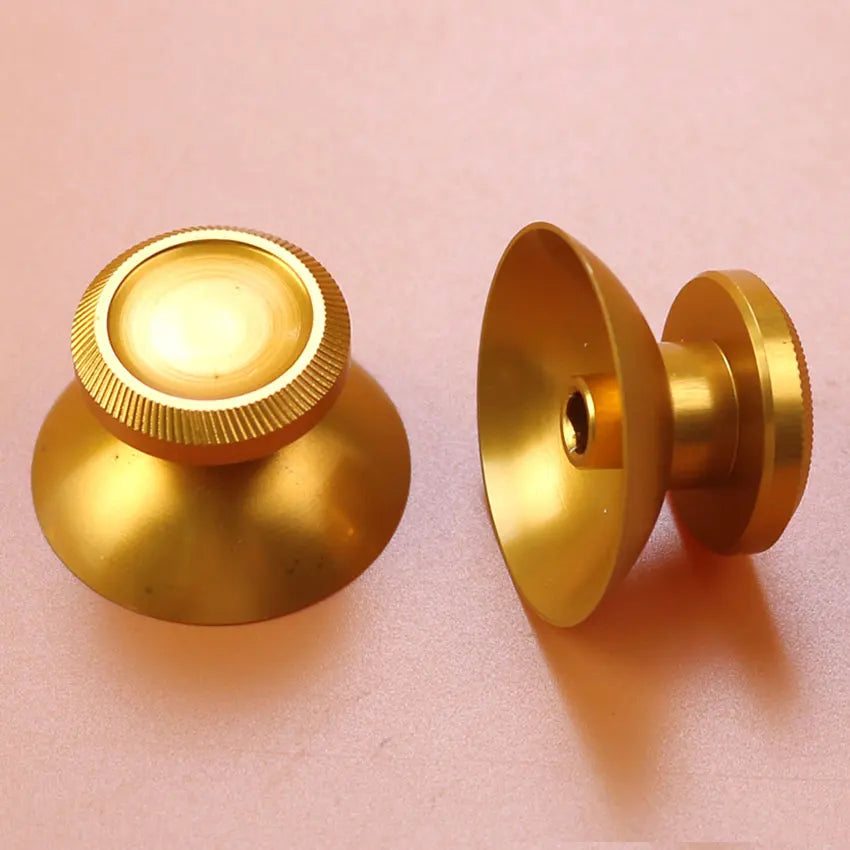 JCD 2PCS Colorful Aluminum Metal 3D Analog Thumb Stick Grip Mushroom Joystick Cap For alternate view