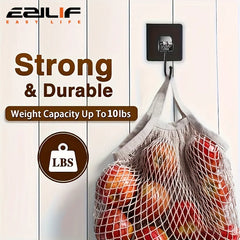 5/10PCS Hook Strong Load-bearing Seamless Wall Mounted Suction Cup Hook No Punching Ki close-up view