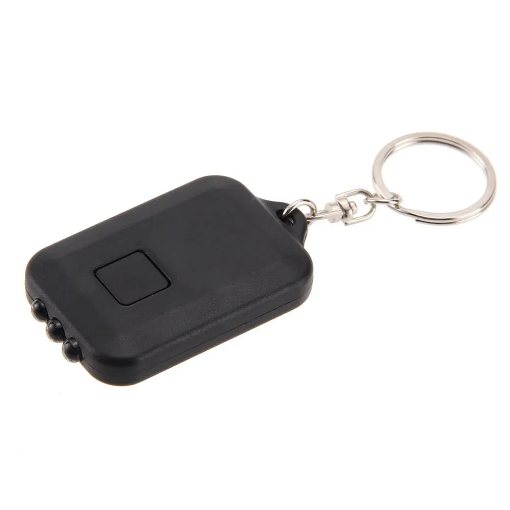 Portable LED Keychain Solar Flashlight | Mini Self-Defense Torch for Outdoor Hiking lifestyle view