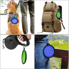 Portable Foldable Dog Bowl | Soft Silicone Travel Bowl for Food and Water detail view