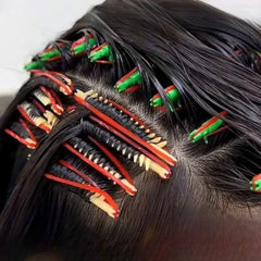 20/30pcs Hair Root Perm Rods Bars Curlers with Clips Bangs Volumizing Waves Fluffy Sa alternate view