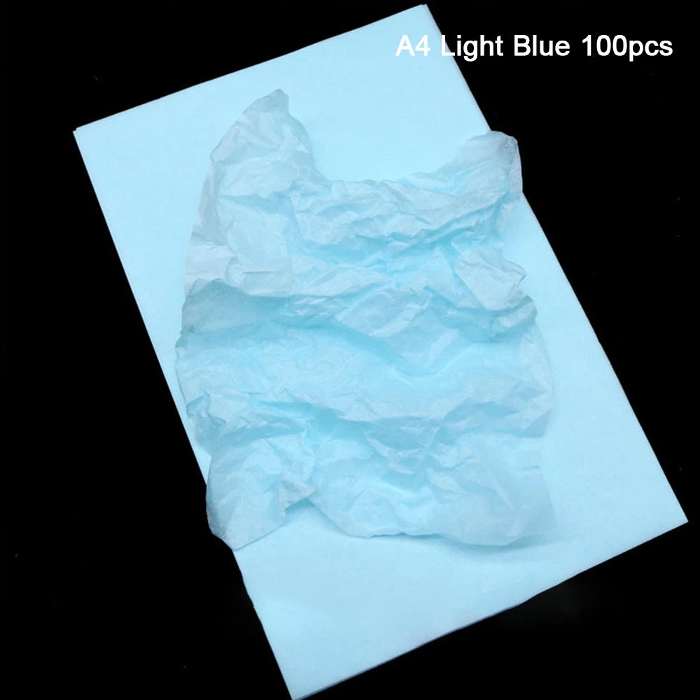 100 Sheets Multicolor Tissue Paper for Gift Wrapping | Bulk A4/A5 Translucent Craft additional angle