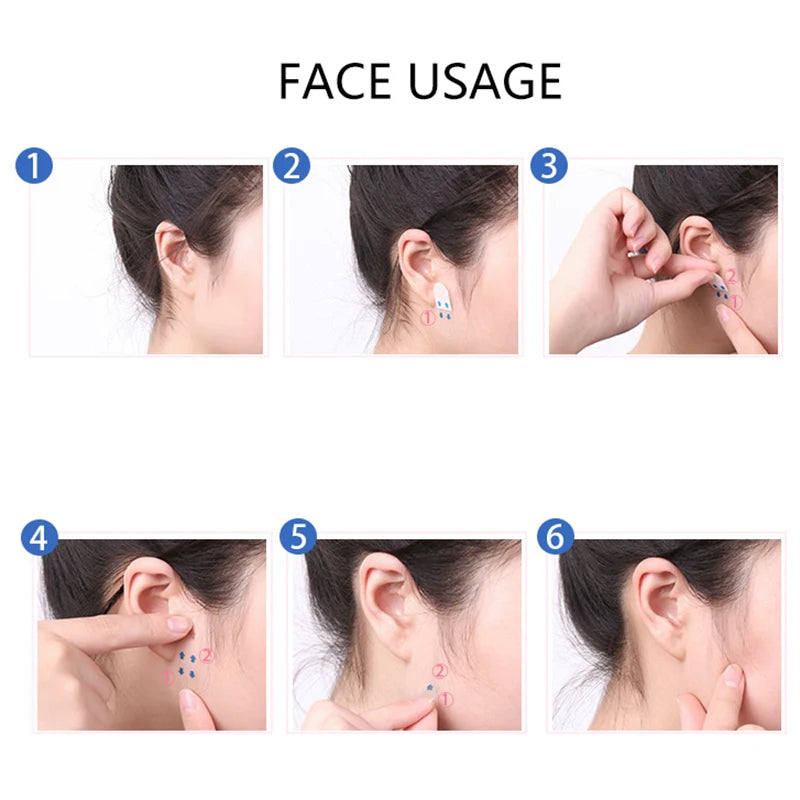 Waterproof V Face Makeup Tape | Invisible Lifting Stickers for Instant Chin Lift detail view