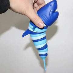 3D Articulated Shark Stress Reliever Hand Toy | Sensory Fidget Toy for Adults and Kids detail view