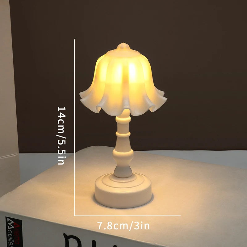 Mini LED Night Light | Battery Powered Atmosphere Lamp for Bedroom Decor close-up view