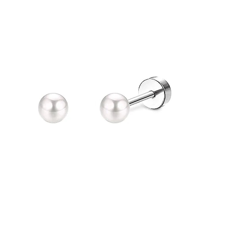 2pcs/lot 20G Star Heart Butterfly Stud Earring for Women Stainless Steel Crystal Ea additional angle