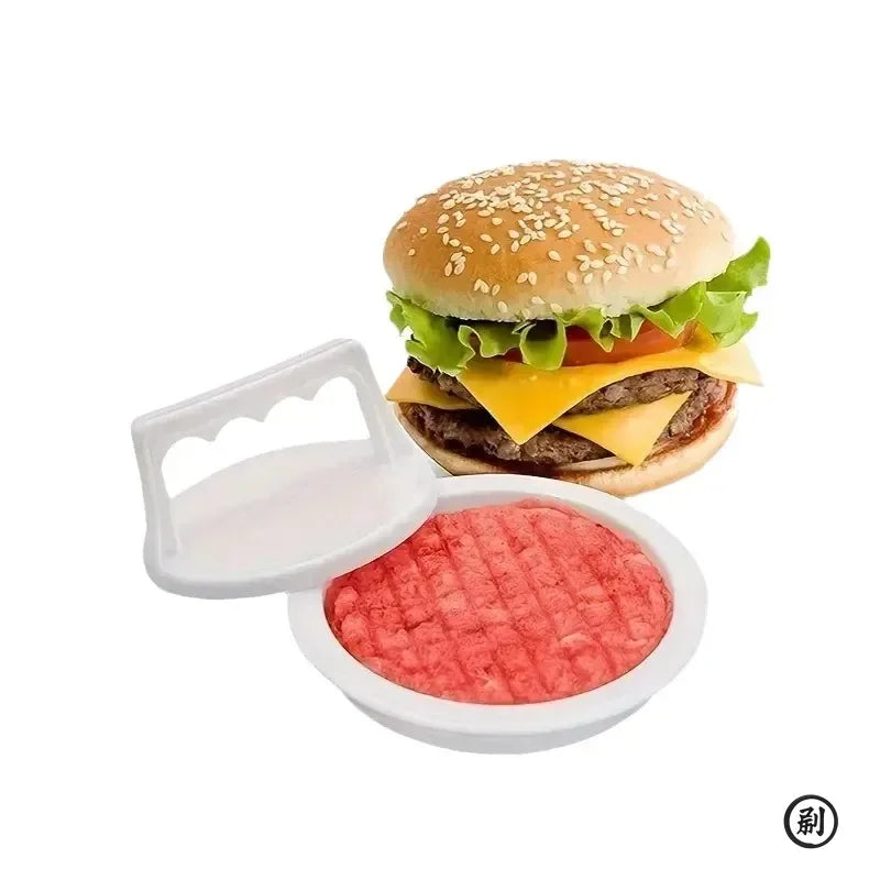 1PC Stuffed Hamburger Press, Plastic Burger Maker Mould for Grill & BBQ, Meat Patty Pr close-up view