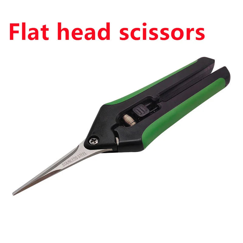 6.5 Inch Gardening Scissors Hand Pruner | Pruning Shears with Stainless Steel Blades detail view