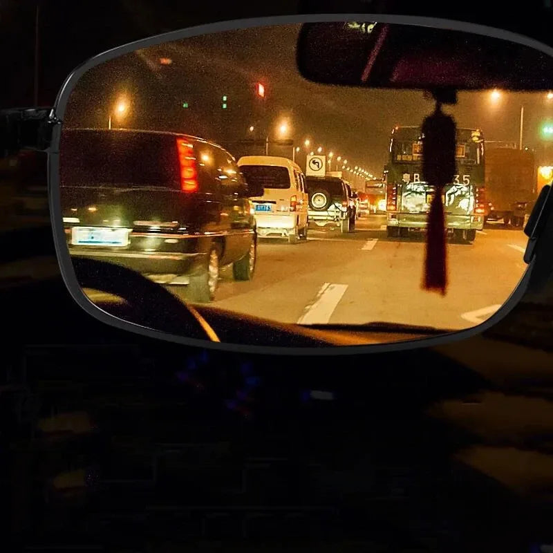 Car Night Driving Glasses Driver Goggles Unisex Sun Glasses UV Protection Sunglasses E close-up view