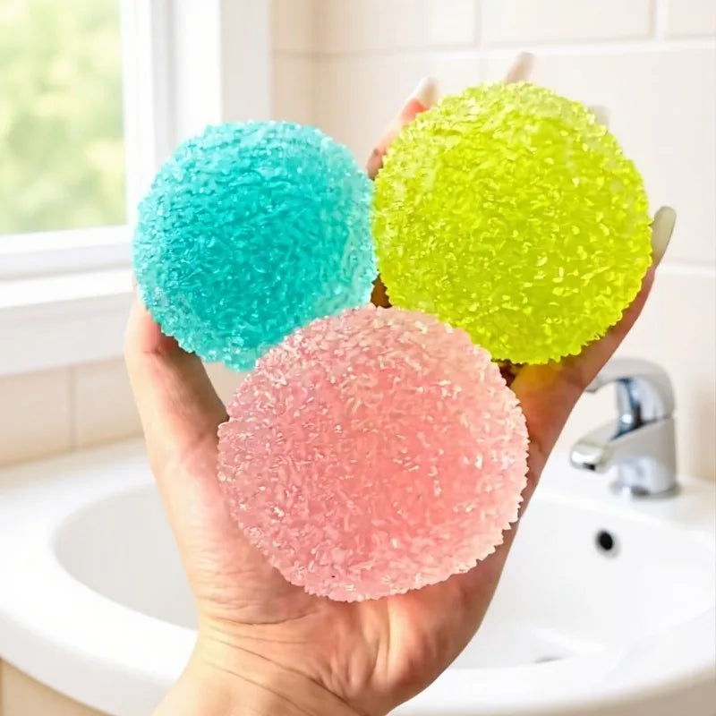 Squishy Ice Ball Maltose Fidgets Toy Super Soft Pink Mochi Slow-rebound Squeeze Toy A lifestyle view