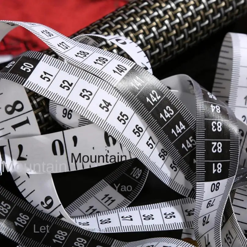 Fiberglass Tape Measure 2m | Soft Sewing Ruler with Dual Scale additional angle