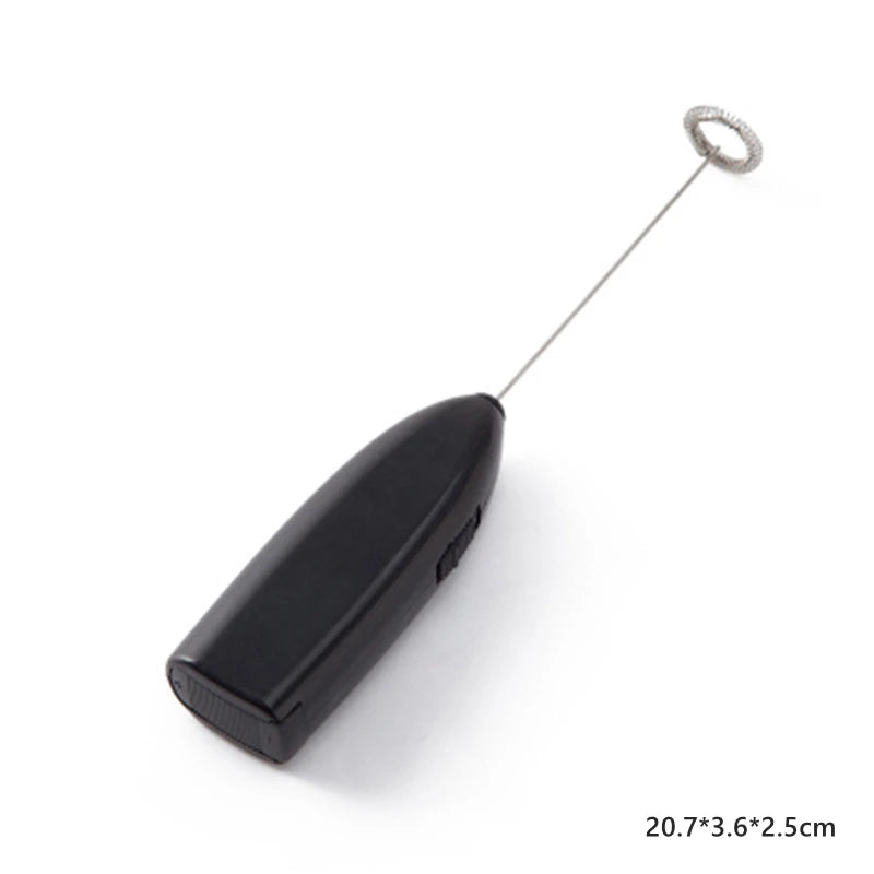 Portable Milk Frother Handheld Mixer | Electric Coffee Foamer Whisk additional angle