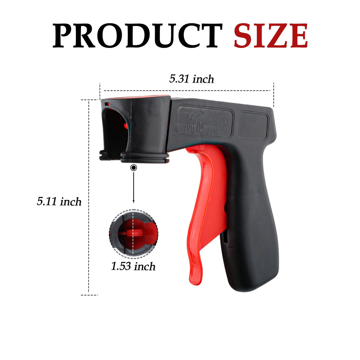 Car Spray Trigger Handle | Reusable Aerosol Can Adapter for DIY Painting alternate view