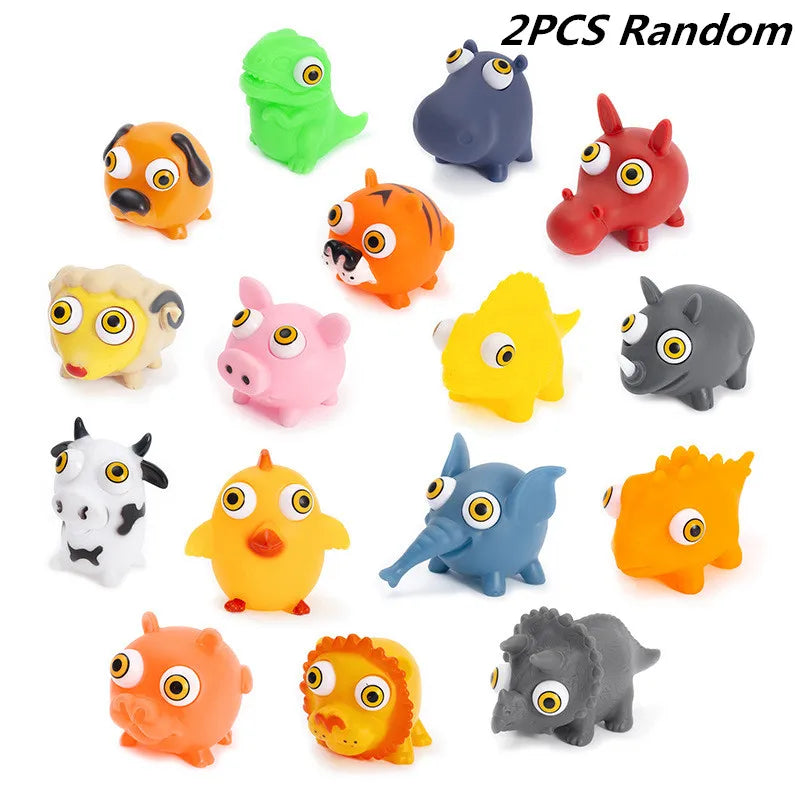 Anti Stress Flippy Brain Squishy Eye Popping Squeeze Fidget Toy | Stress Relief for Kids detail view