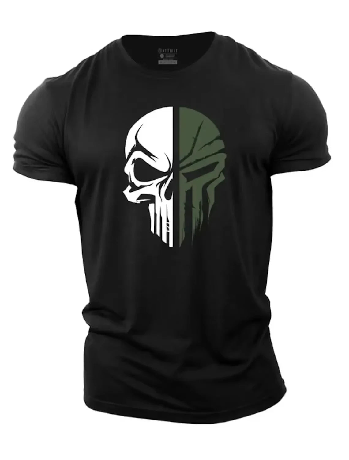 Retro American Flag T-Shirt | Casual Short Sleeve Pullover for Men alternate view