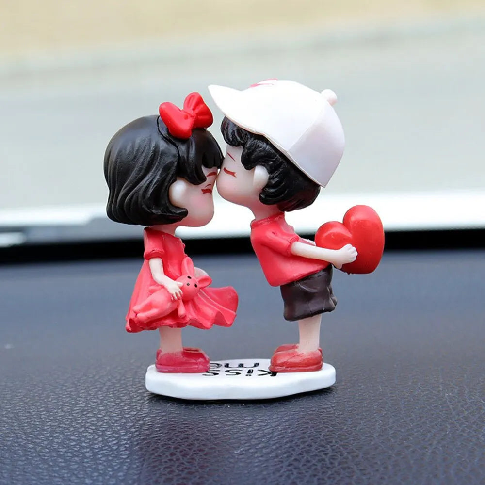 Cute Cartoon Couples Car Dashboard Ornaments lifestyle view