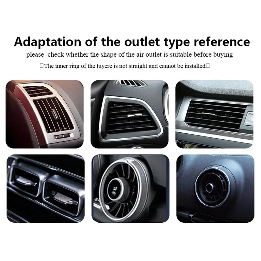 10Pcs 20cm Car Air Conditioner Outlet Decorative U Shape Moulding Trim Decor Strips C lifestyle view