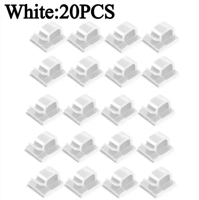 Self-Adhesive Car Cable Clips Wire Management
