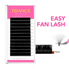 TDANCE Easy Fan Eyelash Extensions | Natural Blooming Faux Mink Individual Lashes