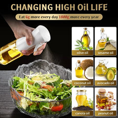 Oil Spray Bottle for Cooking | Kitchen Olive Oil Sprayer for BBQ Baking and Vinegar detail view