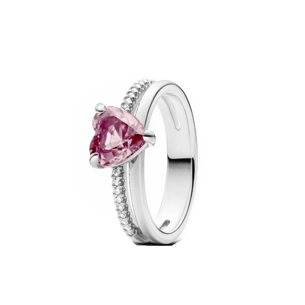Sparkling Pink Bow Lotus Elephant Ring | Women's Wedding Banquet Jewelry Gift lifestyle view