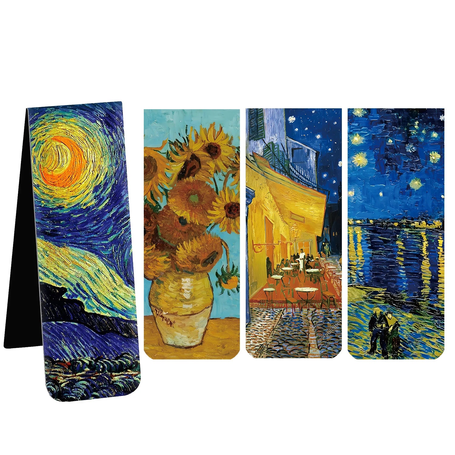 2.5Inch 4PCS Bookmarks with Magnet Book Markers Page Clip for Students Teachers School close-up view