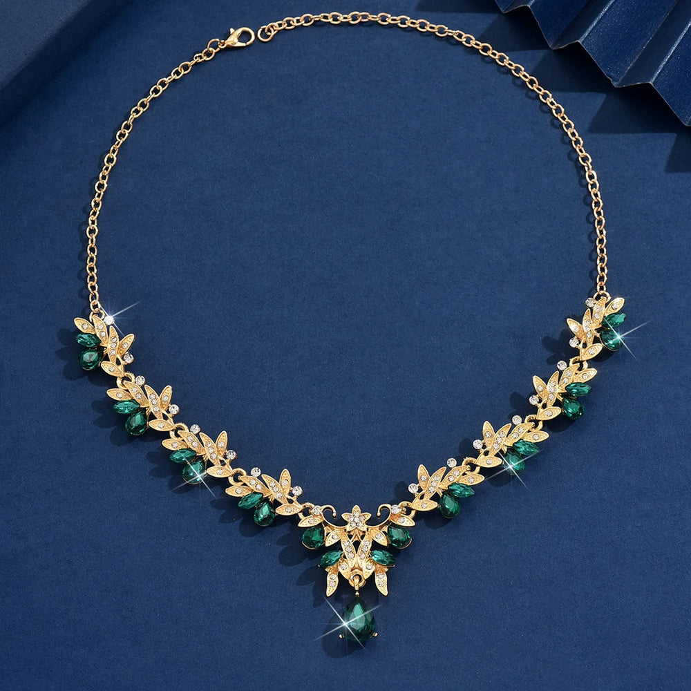 1PC Women's Fashion Water Drop Pendant Necklace Jewelry Light Luxury Style Suitable fo close-up view