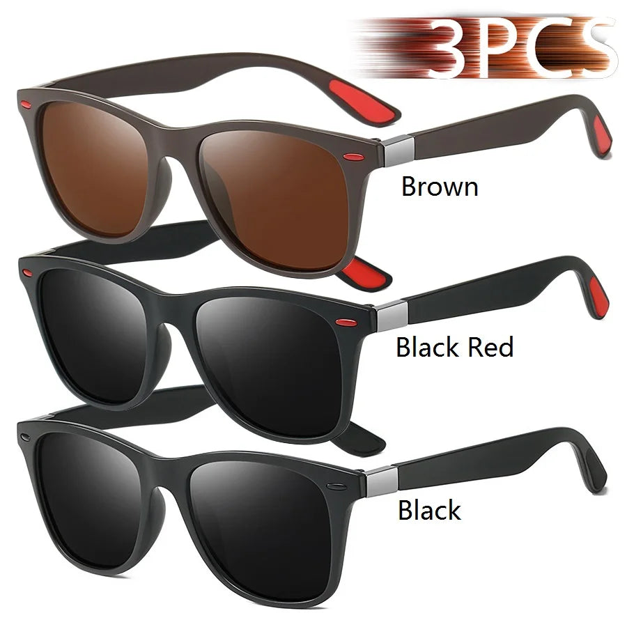 Square Unisex Driving Fishing Sunglasses Men Women Brand Designer Sun Glasses Anti-Glare detail view
