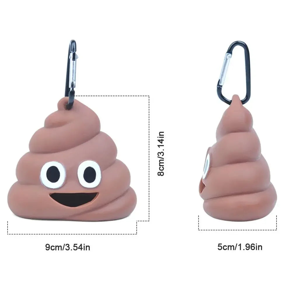 Pet Fecal Bag Dispenser Cat Dog Outdoor Pocket Hanging Buckle Portable Eco-friendly additional angle