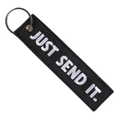 JUST SEND IT Keychains | 5-Pack Luggage Tag and Key Ring Set alternate view