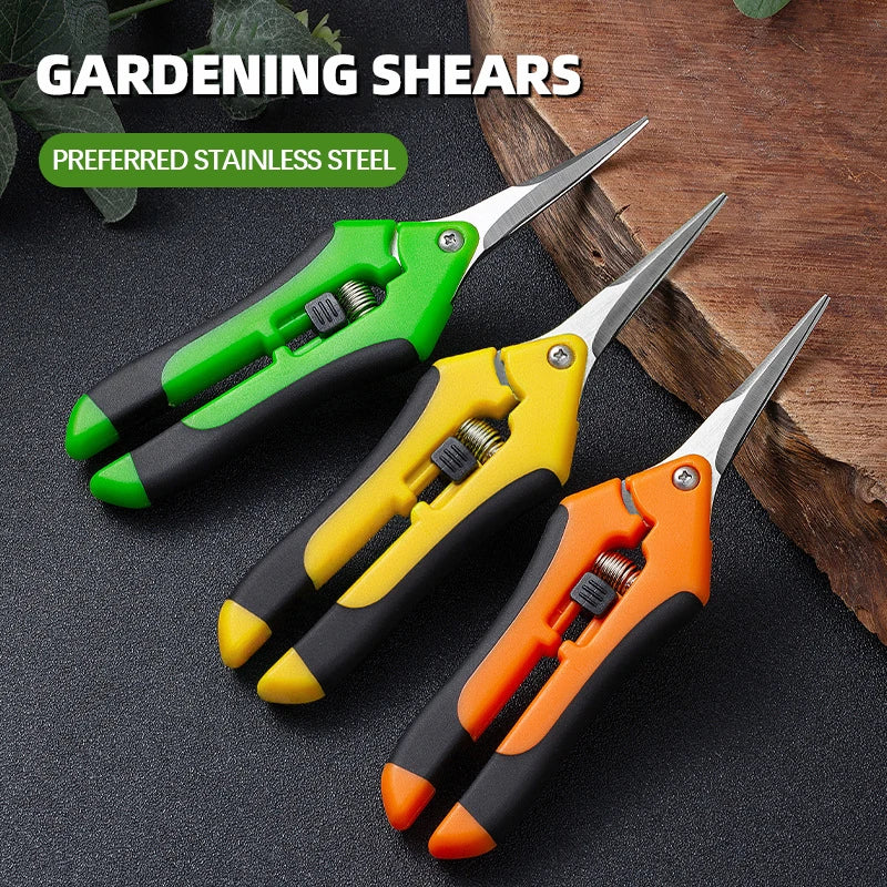 AIRAJ Garden Scissors | Non-Slip Ergonomic Pruning Shears for Garden, Flowers, Fruits lifestyle view