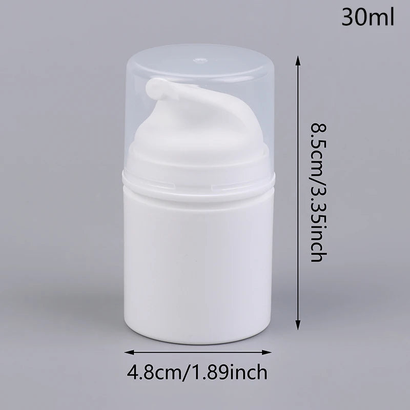 Airless Cosmetic Travel Size Vacuum Pump Bottles, Refillable Emulsion Dispenser for C alternate view