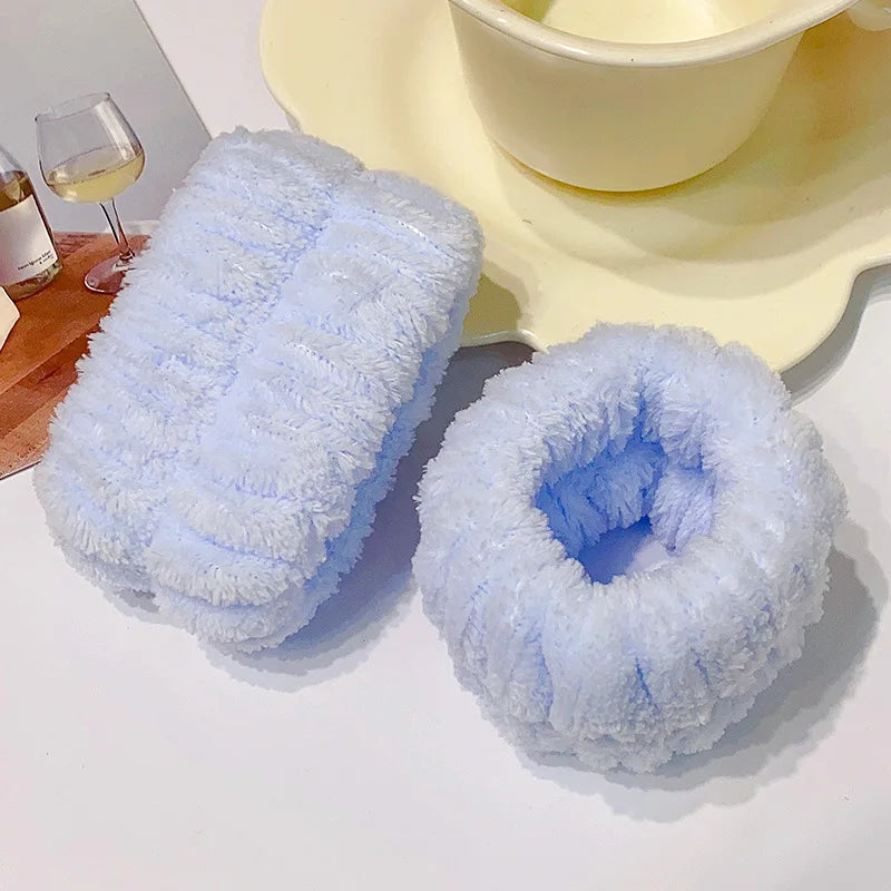 Wrist Washband Microfiber Wrist Wash Towel Band Wristband Scrunchies for Wash Face Ab alternate view