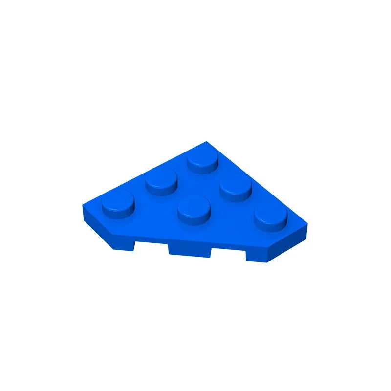 Gobricks GDS-556 Wedge Plate 3 x 3 Cut Corner | Compatible Building Block for DIY lifestyle view