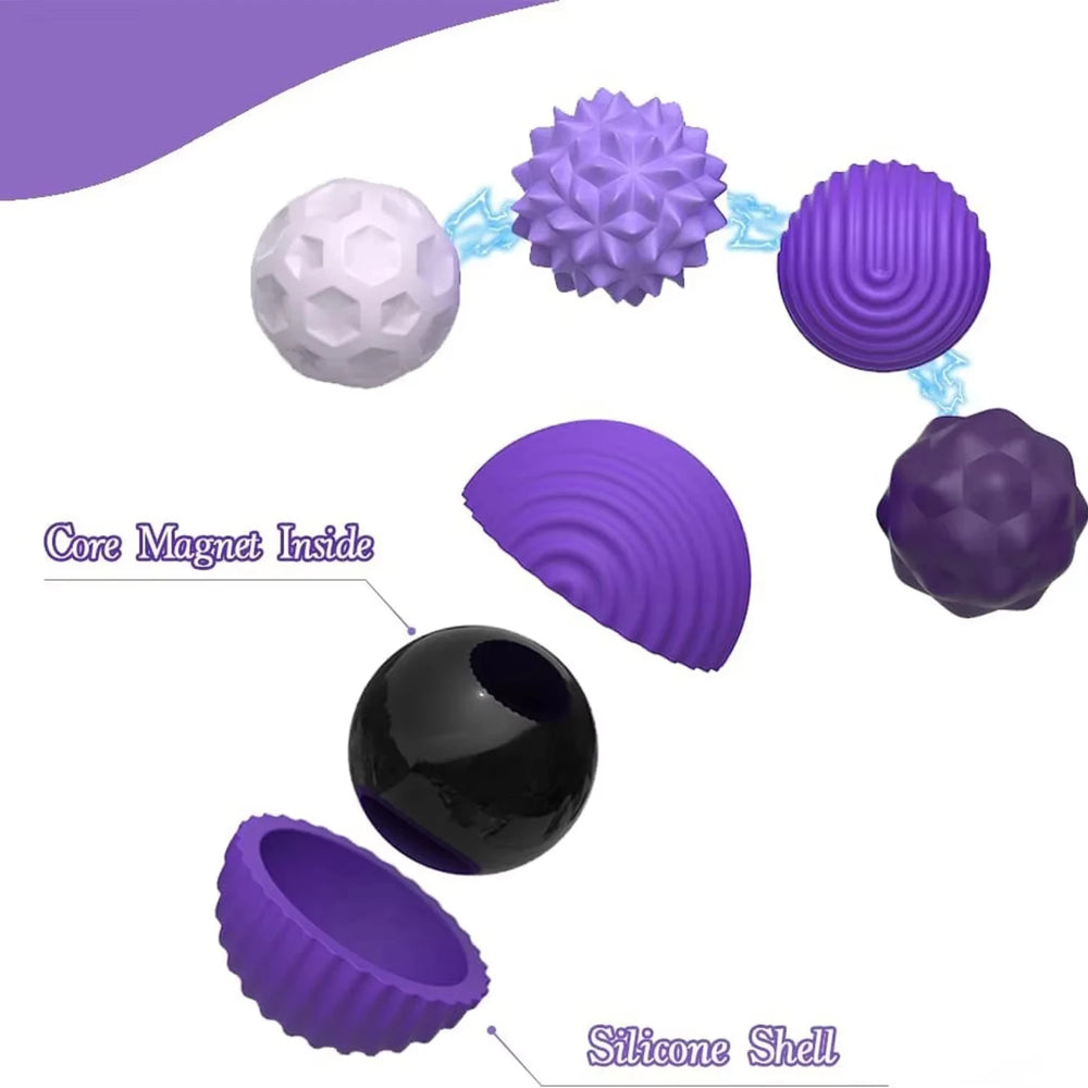 Magnetic Silicone Sensory Balls | Fidget Toy for Anxiety and ADHD Relief lifestyle view