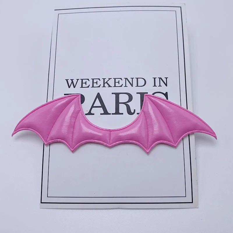 Devil Bat Wings Leather Wings Handmade DIY Jewelry Accessories Halloween Clothing Vam alternate view