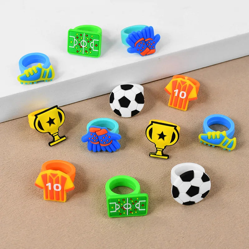 Soccer Party Bracelets Keychain Pin Ball Maze Game Toys Football Theme Kids Birthday P close-up view
