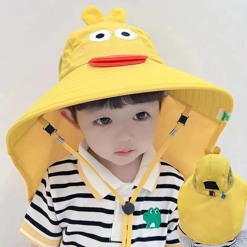 Summer Children's Sun Hat | Foldable Baby Beach Hat with UV Protection lifestyle view