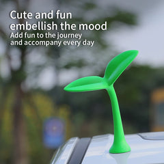 3D Car Roof Ornament Bean Sprout Seedlings PVC detail view